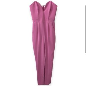 Amanda Uprichard Sweetheart Neckline Strapless Jumpsuit XS